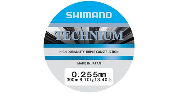 SHIMANO - Vlasec Line Technium Grey 0,255 mm 6,1 kg 300 m