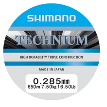 SHIMANO - Vlasec Line Technium Grey 0,28 mm 7,5 kg 650 m