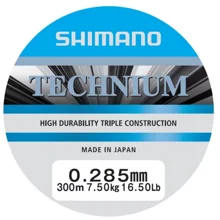 SHIMANO - Vlasec Line Technium Grey 0,285 mm 7,5 kg 300 m