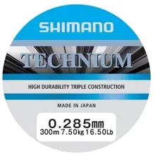 SHIMANO - Vlasec Line Technium Grey 0,285 mm 7,5 kg 300 m