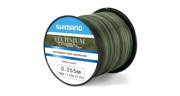 SHIMANO - Vlasec Technium Tribal PB Camou 0,305 mm 8,50 kg 1100 m