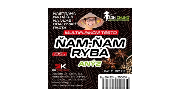 ŠON CHUNG - Inovatívne cesto Ňam-Ňam Ryba Aníz 135 g