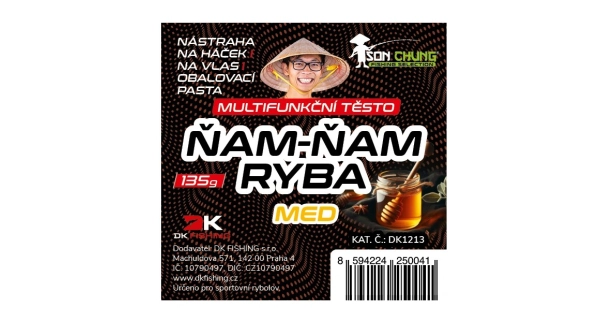 ŠON CHUNG - Inovatívne cesto Ňam-Ňam Ryba Med 135 g