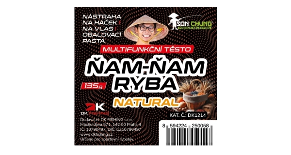 ŠON CHUNG - Inovatívne cesto Ňam-Ňam Ryba Natural 135 g
