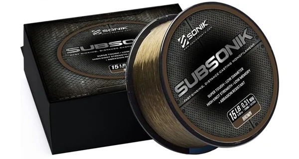 SONIK - Sonik: Vlasec Subsonik Brown 0,28mm 12lb 1200m
