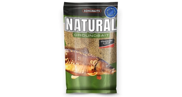 SONUBAITS - Kŕmičková zmes Natural Strawberry Hemp 1 kg