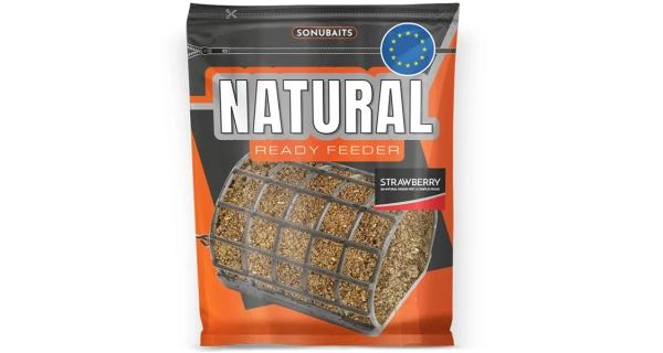 SONUBAITS - Krmítková zmes Natural Ready Feeder Strawberry 750 g