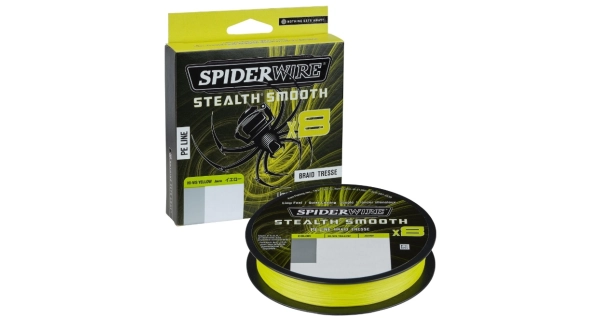 SPIDERWIRE - Pletená šnúra Stealth Smooth8 Žltá 0,07 mm 6 kg 150 m