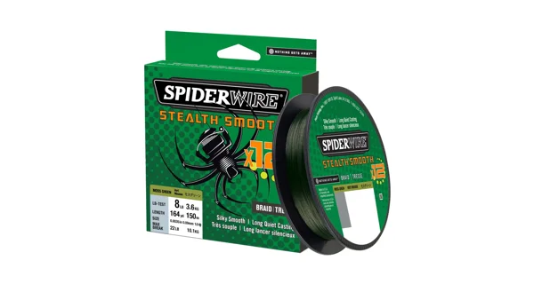 SPIDERWIRE - Šnúra Stealth Smooth 12 zelená 150 m 0,06 mm 5,4 kg