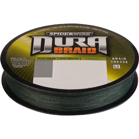 SPIDERWIRE - Splietaná šnúra Dura Braid Moss Green 0,28 mm 22,5 kg 275 m