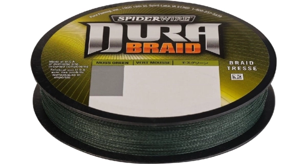 SPIDERWIRE - Splietaná šnúra Dura Braid Moss Green 0,36 mm 31 kg 135 m