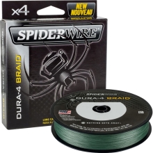 SPIDERWIRE - Splietaná šnúra Dura4 Green 0,10 mm 9,1 kg 300 m