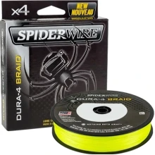 SPIDERWIRE - Splietaná šnúra Dura4 Yellow 0,10 mm 9,1 kg 150 m