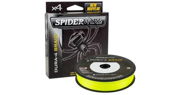 SPIDERWIRE - Splietaná šnúra Dura4 Yellow 0,12 mm 10,5 kg 150 m