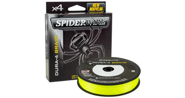 SPIDERWIRE - Splietaná šnúra Dura4 Yellow 0,12 mm 10,5 kg 300 m