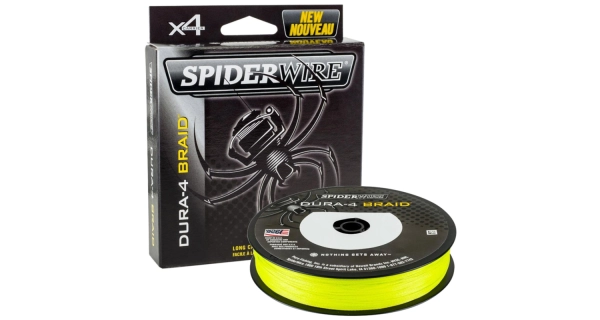 SPIDERWIRE - Splietaná šnúra Dura4 Yellow 0,14 mm 11,8 kg 300 m