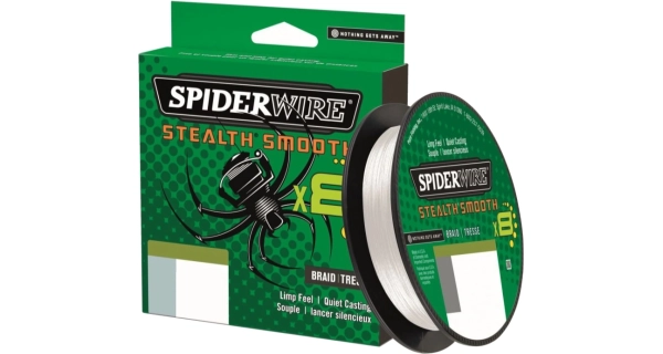 SPIDERWIRE - Splietaná šnúra Stealth Smooth 8 Priehľadná 0,15 mm 16,5 kg 300 m