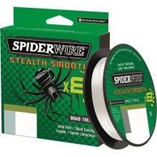 SPIDERWIRE - Splietaná šnúra Stealth Smooth 8 Priehľadná 0,23 mm 23,6 kg 300 m