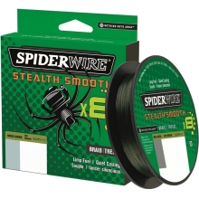 SPIDERWIRE - Splietaná šnúra Stealth Smooth 8 Zelená 0,11 mm 10,3 kg 300 m