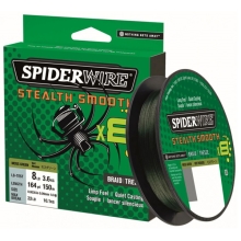 SPIDERWIRE - Splietaná šnúra Stealth Smooth 8 Zelená 0,13 mm 12,7 kg 150 m