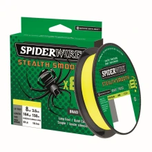 SPIDERWIRE - Splietaná šnúra Stealth Smooth 8 Žltá 0,09 mm 7,5 kg 150 m