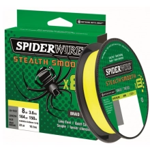 SPIDERWIRE - Splietaná šnúra Stealth Smooth8 Žltá 0,15 mm 16,5 kg 150 m