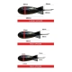 SPOMB - Zakrmovacia raketa Midi Bait Rocket čierna
