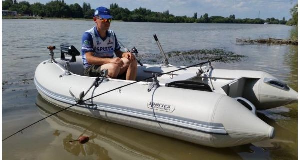 SPORTEX ČLUNY - Nafukovací čln Shelf 330F lamelová podlaha, šedý