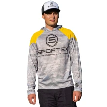 SPORTEX - Dres s dlhým rukávom UPF 50 Žltá šedá veľ. XL
