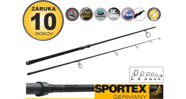 SPORTEX - Kaprový prút FBC CS-3 Carp 3,96 m 3,75 lb