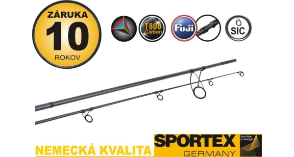 SPORTEX - Kaprový prút Intense Carp 3,96 m 3,5 lb 2 diely