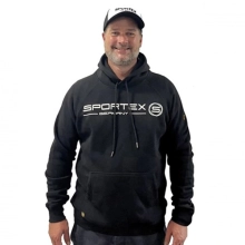SPORTEX - Mikina s kapucňou čierna veľ. 2XL