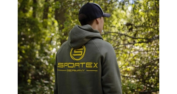 SPORTEX - Mikina s kapucňou zelená veľ. 4XL
