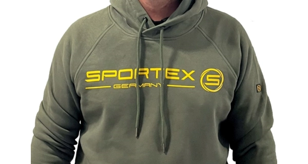 SPORTEX - Mikina s kapucňou zelená veľ. L