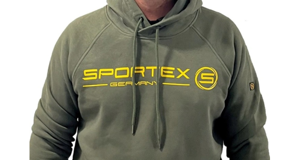 SPORTEX - Mikina s kapucňou zelená veľ. S