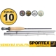 SPORTEX - Muškársky prút Synoris Fly 2,6 m #3 4 diely
