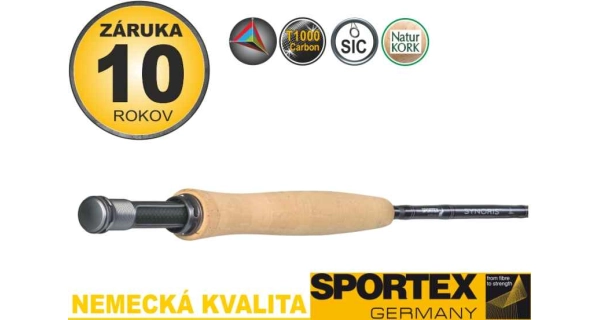 SPORTEX - Muškársky prút Synoris Fly 2,6 m #3 4 diely