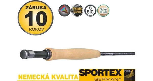 SPORTEX - Muškársky prút Synoris Fly 2,6 m #6 4 diely