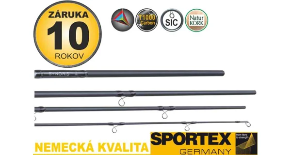 SPORTEX - Muškársky prút Synoris Fly 3 m #4 4 diely