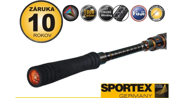 SPORTEX - Prívlačový prút Air Spin 2,4 m 20 g 2 diely