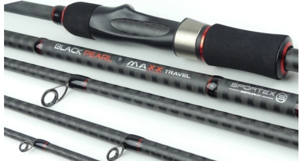 SPORTEX - Prívlačový prút Black Pearl MAXX Travel 2,7 m 60 g 5 diel