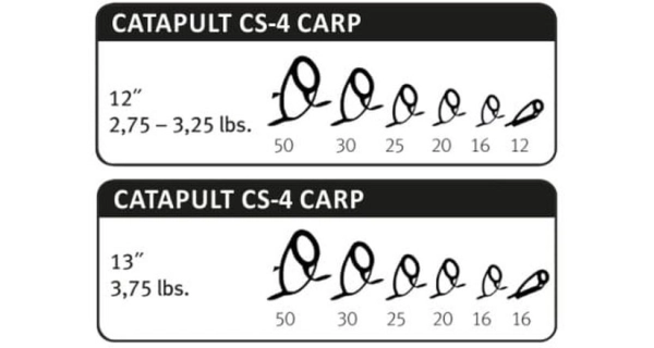 SPORTEX - Prút Catapult CS-4 Carp 3,96 m 13 ft 3,75 lb