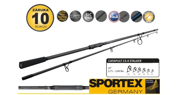 SPORTEX - Prút Catapult CS-4 Stalker 3 m 10 ft 2,75 lb
