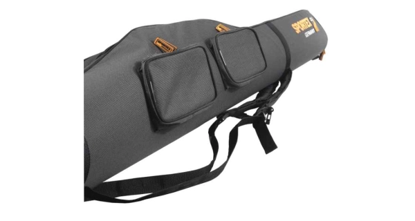 SPORTEX - Puzdro dvojkomorové pre 2-4 prúty V šedej 150 cm