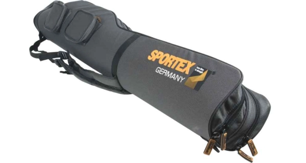 SPORTEX - Puzdro dvojkomorové pre 2-4 prúty V šedej 150 cm