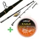 SPORTEX - Set sumcový prút Catfire Transform 2,7 m - 3,2 m 150-300 g + šnúra CLIMAX CULT Catfish Strong 280 m 0,75 mm