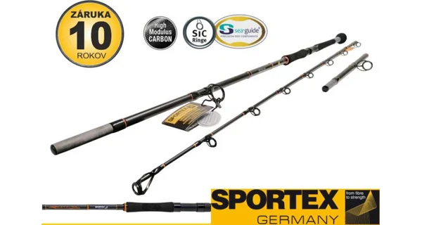 SPORTEX - Set sumcový prút Catfire Transform 2,7 m - 3,2 m 150-300 g + šnúra CLIMAX CULT Catfish Strong 280 m 0,75 mm