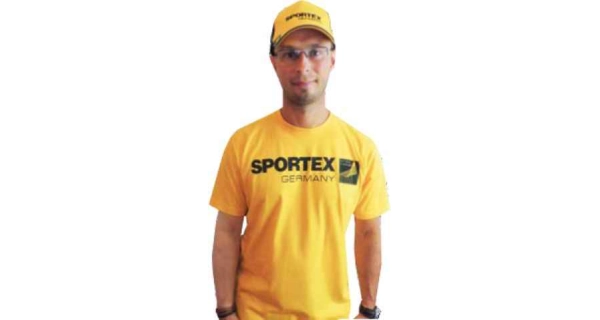 SPORTEX - T-Shirt Tričko s veľkým logom žlté Veľ. XL