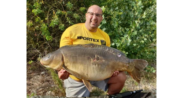 SPORTEX - T-Shirt Tričko s veľkým logom žlté Veľ. XL