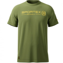 SPORTEX - Tričko T-Shirt zelené s logom veľ. L